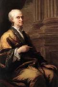 THORNHILL, Sir James Portrait of Sir Isaac Newton oil on canvas